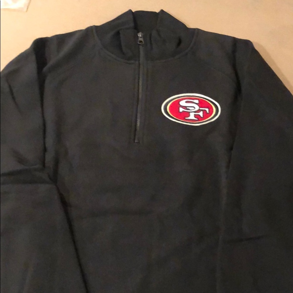 San Francisco 49ers 1/4 zip pullover men’s